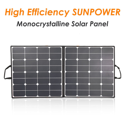 заряжатель 32v панели солнечных батарей 100 w складной для электростанции на открытом воздухе