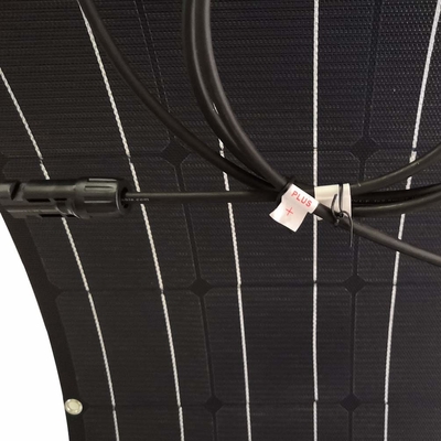 Модуль водоустойчивой гибкой Monocrystalline панели солнечных батарей 100 ватт Mono солнечный для RV