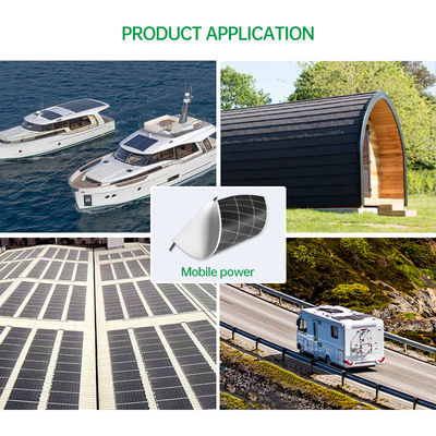 Портативная гибкая солнечная панель солнечных батарей фильма 100W гибкая аморфическая