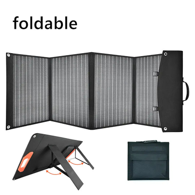 Панель фотоэлемента панели солнечных батарей 100W 18v гибкой 5 створки складная для домашнее на открытом воздухе