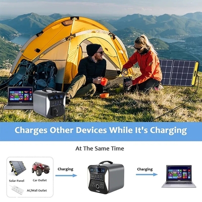 220V с батареи 1000W генератора солнечной энергии Lifepo4 решетки портативной
