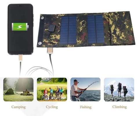 Мини панель солнечных батарей складчатости 15W с USB поручая для поручать ноутбука телефона