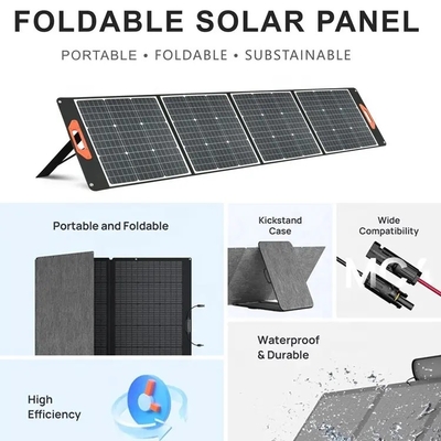 Новые наборы каравана панели солнечных батарей 100W 200W автопарка высокой эффективности 120w портативные складывая располагаясь лагерем солнечные с выходами USB