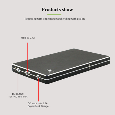 тип-C обязанность USB 30000Mah 16V батареи Li-иона банка силы ноутбука быстрая