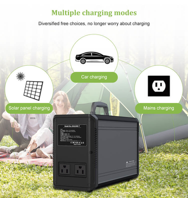электростанция батареи 1075Wh LiFePO4 портативная для подпорки Outdoors располагаясь лагерем аварийной