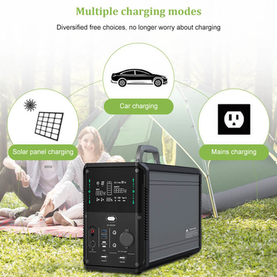 генератор 1500w 1380Wh портативный на открытом воздухе солнечный для располагаясь лагерем домашней поставки чрезвычайных полномочий