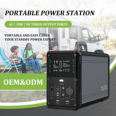 генератор 1500w 1380Wh портативный на открытом воздухе солнечный для располагаясь лагерем домашней поставки чрезвычайных полномочий