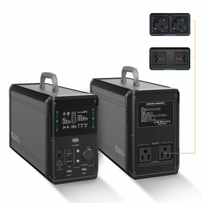Генератор 1500W станции солнечной энергии батареи лития Lifepo4 для располагаться лагерем на открытом воздухе