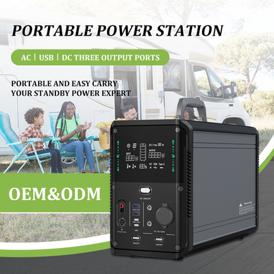 Портативная электростанция 220v 110v генератора 1kw Lifepo4 солнечная
