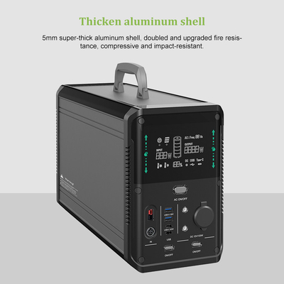 Портативная электростанция 220v 110v генератора 1kw Lifepo4 солнечная