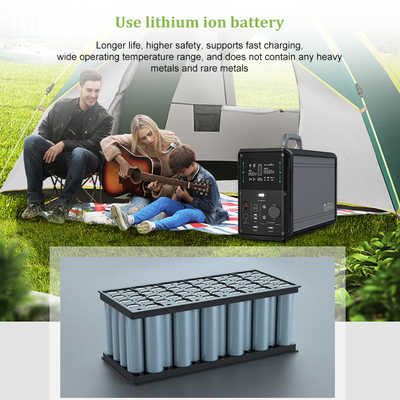 Портативная электростанция 220v 110v генератора 1kw Lifepo4 солнечная